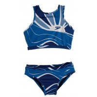 SUNKINI SPEEDO CROPPED SUNSHINE KIDS - AZUL